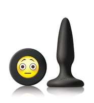 Astarte Moji’s OMG Mini Silikon Plug Emoji Yüzü Siyah