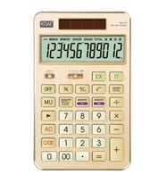 KRAF 12 HANE MASAÜSTÜ HESAP MAKİNESİ HM-170 GD ALTIN