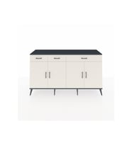 Kronos Konsol 4 Raflı 3 Çekmeceli 4 Kapaklı 176x59x99 Antrasit-Aytaşı