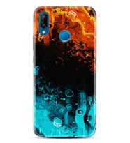 Huawei P20 Lite Mate 10 20 Lite Pro P40 Lite KılıfDesemli Silikon Orange Blue Color 1665
