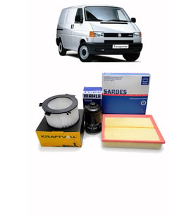 VOLKSWAGEN TRANSPORTER T4 FİLTRE BAKIM SETİ 2.4 D , 2.5 TDİ HAVA POLEN YAĞ FİLTRESİ 1.KALİTE