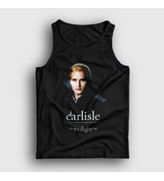 Presmono Unisex Siyah Carlisle Cullen Vampire Twilight Atlet 310188tt