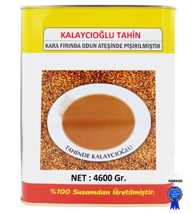 Kalaycıoğlu Kepeksiz Bozkır Tahini 4600 Gr. TENEKE