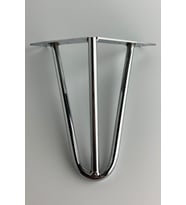 Lüx Metal Çok Amaçlı Ayak, Koltuk, Tv Ünitesi, Robot Süpürgeye Uygun 20 cm (Krom)