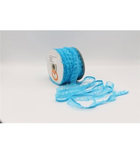 Fırfırlı Lastikler 18 mm Genişlik - 25 mt Mavi
