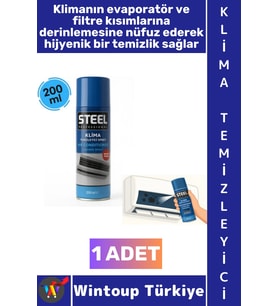 #Sprey Ev Tipi Split Araç Kliması Hijyen Bakım Toz Kir Koku Giderici Ferahlatıcı Aerosol Püskürtme M