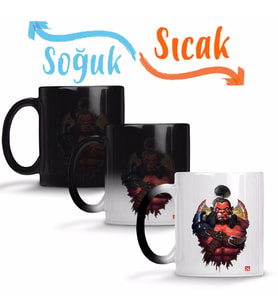 Axe Dota 2 Sihirli Kupa Bardak Porselen