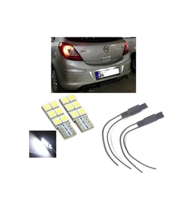 Opel Corsa D Corsa E Kasa Led Plaka Aydınlatma Seti
