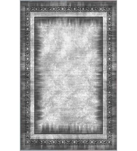 Eliana Home Baskılı, Yıkanabilir Kaymaz Taban Salon Halısı LNA0476 100x150 cm (Gri)