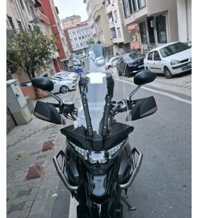 MOTOCAM Zontes ZT 350 T2 Ön Cam 2025-2026 Model 55cm Füme Renkli 3mm