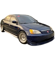Honda Civic Vtec2 S2000 Ön Ek Karlık Mat Siyah Plastik 2001-2003