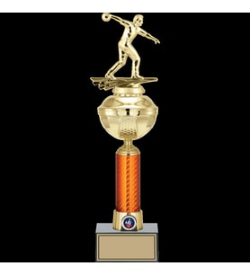 ODAK KUPA - Figürlü Kupalar - Bowling Erkek Figürlü Kupalar FG-055 B - 43 cm