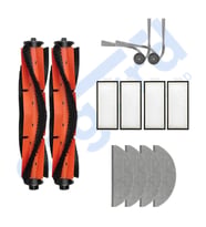 ROBOROCK S8 PRO/S8 PRO+/Q8+/Q8 MAX PRO+ Uyumlu 2 Ana Fırça 2 Yan Fırça 4 Filtre 4 Mop