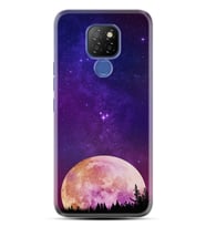 GM9 Pro Kılıf HD Resim Baskılı Mor Ay StKd -025