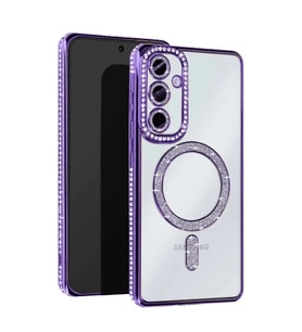 Samsung Galaxy S25 Edge Joke Simli Magneticsafe Kılıf - Derin Mor