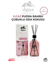 Pudra Bambu Çubuklu Oda Kokusu 200 ML  XL Red Diffuser