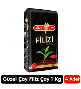 Güzel Çay Filizi Siyah Çay 4x1 Kg