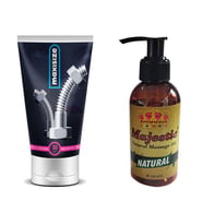 MaxiSize Penis Bakım Kremi + Naturel Erotik Masaj Yağı