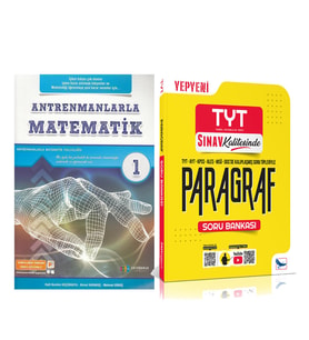 Antremanlarla Matematik 1 ve Sınav Yayınları Paragraf Soru Bankası 2 Kitap Set
