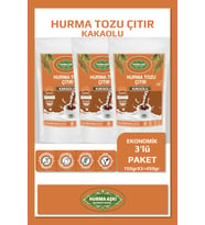 Hurma Aşkı Hurma Tozu Çıtır Kakaolu 150GrX3=450Gr