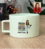Kişiye Özel Karikatürlü Herkesin Favorisi Olamam Lüks Pastel Fincan Doğum Günü Hediyesi