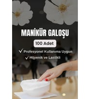100 Adet Manikür Galoşu, 35x41 cm, hijyenik ve kullanışlı ürün