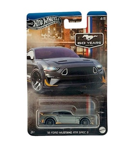 Hot Wheels Silver Series 18 Ford Mustang RTR Spec 5GRT01 JBY53