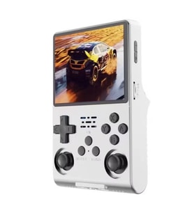 Schitec Retro Arcade R40S Pro Taşınabilir El Atari Konsolu 30.000 Oyunlu 98GB Beyaz