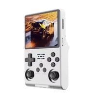 Schitec Retro Arcade R40S Pro Taşınabilir El Atari Konsolu 30.000 Oyunlu 98GB Beyaz
