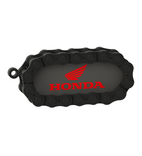 Honda Marka Uyumlu Motosiklet Anahtarlığı (Siyah-Kırmızı)
