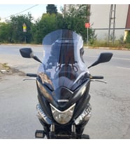 MOTOCAM Suzuki İnazuma GW 250F Ön Cam 2012-2017 Model 50cm Füme Renkli 4mm