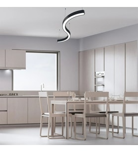 D-9010-1S Su Yolu Linear Aydınlatma Modern Led Avize