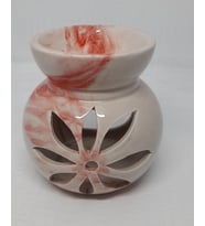 KANTVANTA LOTUS ÇİÇEĞİ EBRULİ DESENLİ BUHURDANLIK (10ML LAVANTA YAĞI) (Kırmızı)