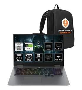 Lenovo Loq i7 14700HX RTX 5070 8GB Gaming Laptop 24GB RAM 512GB SSD 17.3" FHD Win11 Pro + Per4 Çanta 83JH00BCTRP392