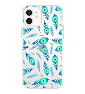 PrintiFy Apple  iPhone 12 Mini ile Uyumlu 1mm Slim Fit Nazar Boncuğu 3 Baskılı Şeffaf  Kılıf