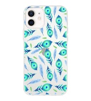PrintiFy Apple  iPhone 12 Mini ile Uyumlu 1mm Slim Fit Nazar Boncuğu 3 Baskılı Şeffaf  Kılıf