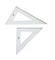 Hatas Teknik Okul Öğrenci Gönye Seti 32 cm 30-60-90 ve 45-45-90 