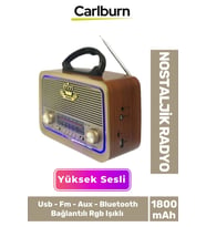 Güneş Enerjili Yüksek Sesli Retro Nostalji Bluetooth Usb Sd Kart Radyo Mp3 Player Müzik Kutusu