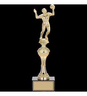 ODAK KUPA - Figürlü Kupalar - Voleybol Erkek Figürlü Kupalar FG-029 C - 34 cm