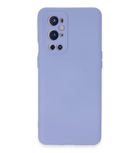 Mey İthalat® One Plus 9 Pro Kılıf Nano içi Kadife Silikon - Lila