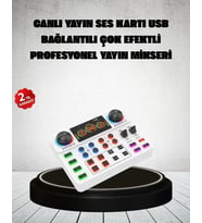 Canlı Yayın Ve Karaoke İçin Profesyonel Ses Kartı Bluetooth Destekli