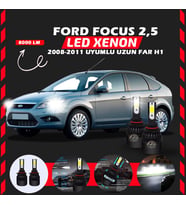 Ford Focus 2.5 2008-2011 Uzun Far Uyumlu Şimşek Etkili Led Xenon Light Series H1