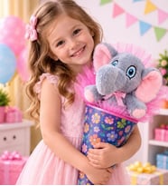 Peluş Oyuncaklı Prenses Konisi