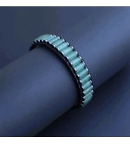 Clays Jewellery Doğal Taş Aventurin Bileklik, Hematit Taşı Silindir Bileklik, Erkek Bileklik, Kadın Bileklik