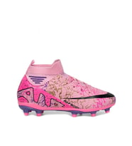 La Liga K565 Çocuk Çoraplı Çim Saha Kramponu (Pembe)