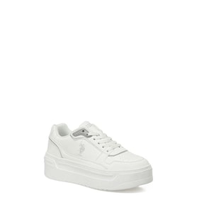 U.S. Polo Assn. CAROLINE 5PR Kadın Sneaker BEYAZ