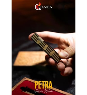 Caka Lighter Petra Black Gold Benzinli Çakmak - CKL-056