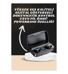 Mey İthalat® Yeni Nesil Akıllı Saat ve Bluetooth Kulaklık Kampanyası Dokunmatik Kare 7 Kordonlu