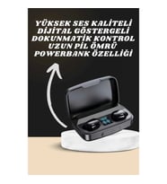 Mey İthalat® Yeni Nesil Akıllı Saat ve Bluetooth Kulaklık Kampanyası Dokunmatik Kare 7 Kordonlu