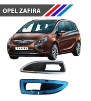 Opel Zafira Çamurluk Sinyal Çerçevesi Takım Krom Siyah M1451-3